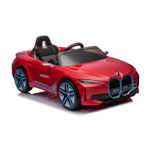 Машинка на акумуляторі Lean Cars BMW I4 червоний 4x4