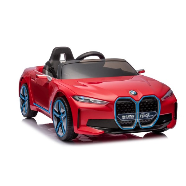 Машинка на акумуляторі Lean Cars BMW I4 червоний 4x4
