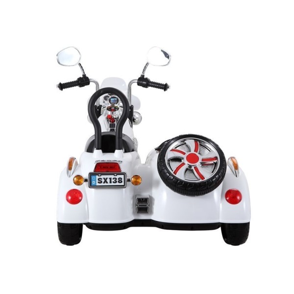 Мотоцикл на акумуляторі Lean Cars SX138 білий