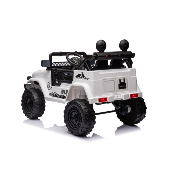 Машинка на акумуляторі Lean Cars Toyota FJ 4x4 білий