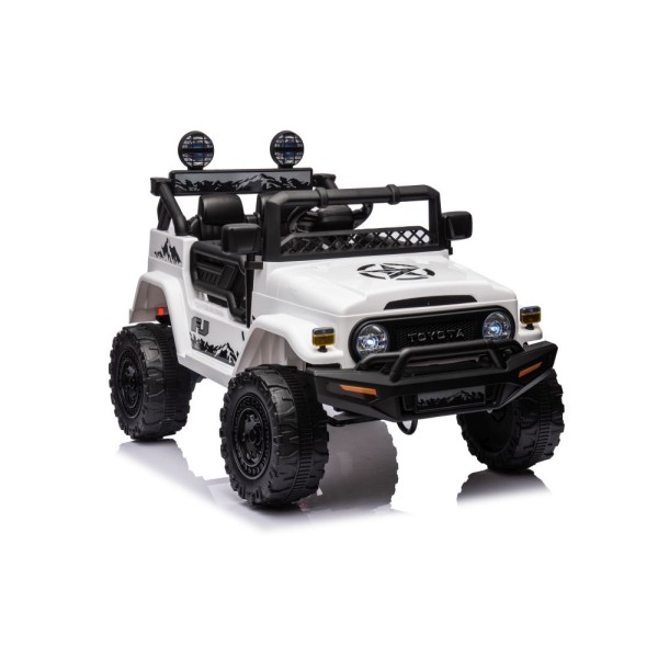 Машинка на акумуляторі Lean Cars Toyota FJ 4x4 білий