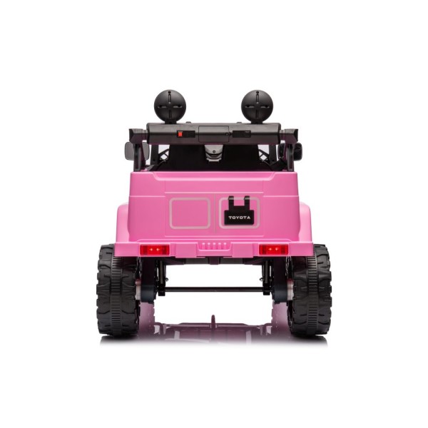 Машинка на акумуляторі Lean Cars Toyota FJ 4x4 рожевий