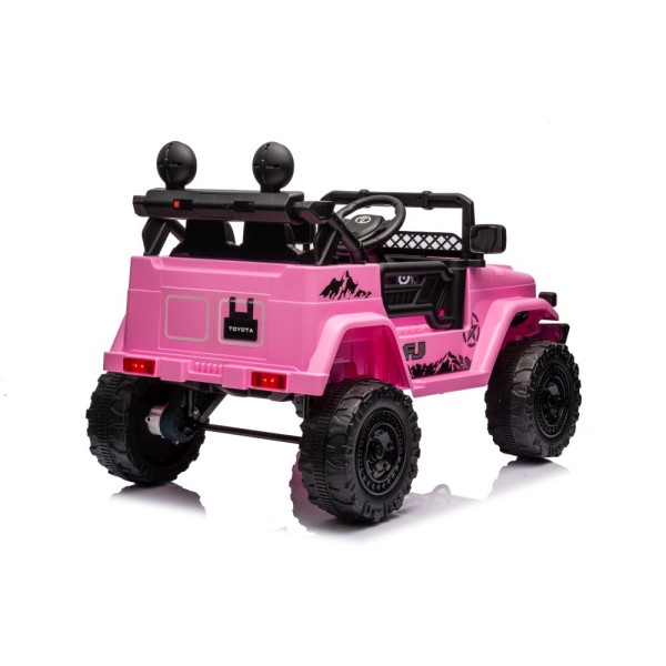 Машинка на акумуляторі Lean Cars Toyota FJ 4x4 рожевий