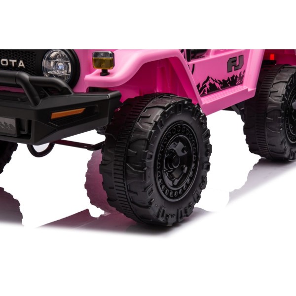 Машинка на акумуляторі Lean Cars Toyota FJ 4x4 рожевий