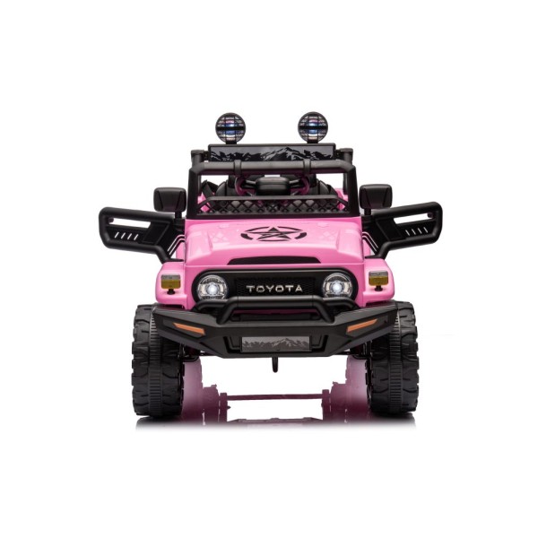 Машинка на акумуляторі Lean Cars Toyota FJ 4x4 рожевий