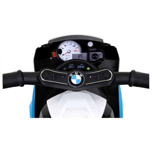 Мотоцикл триколісний на акумуляторі Lean Cars BMW S1000RR блакитний