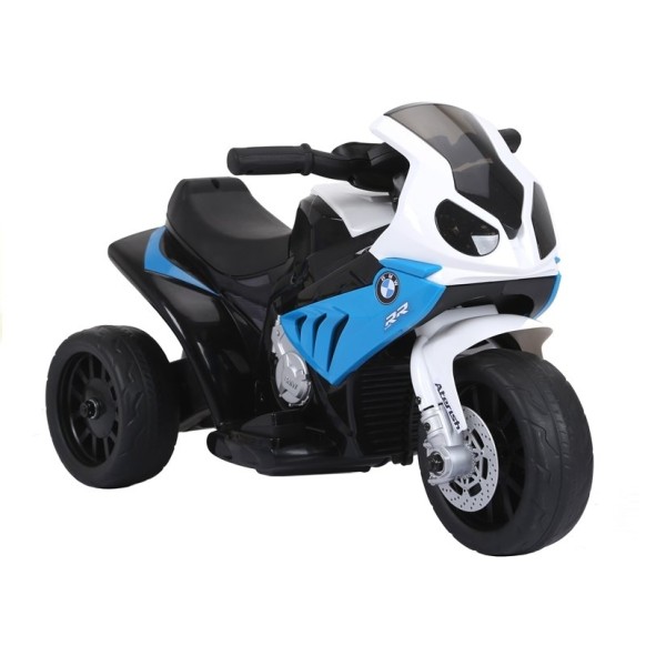Мотоцикл триколісний на акумуляторі Lean Cars BMW S1000RR блакитний