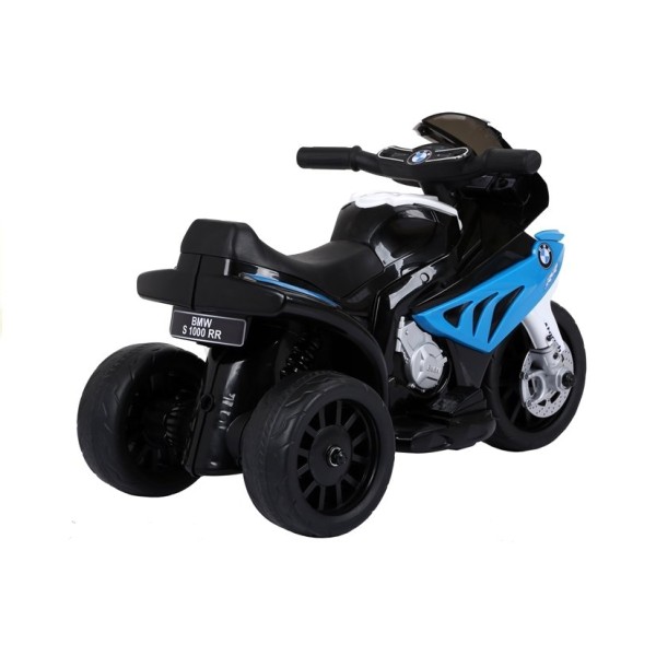 Мотоцикл триколісний на акумуляторі Lean Cars BMW S1000RR блакитний