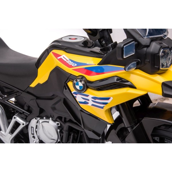 Мотоцикл на акумуляторі Lean Cars BMW F850 жовтий