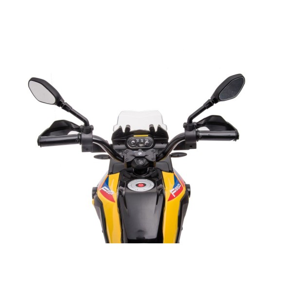 Мотоцикл на акумуляторі Lean Cars BMW F850 жовтий