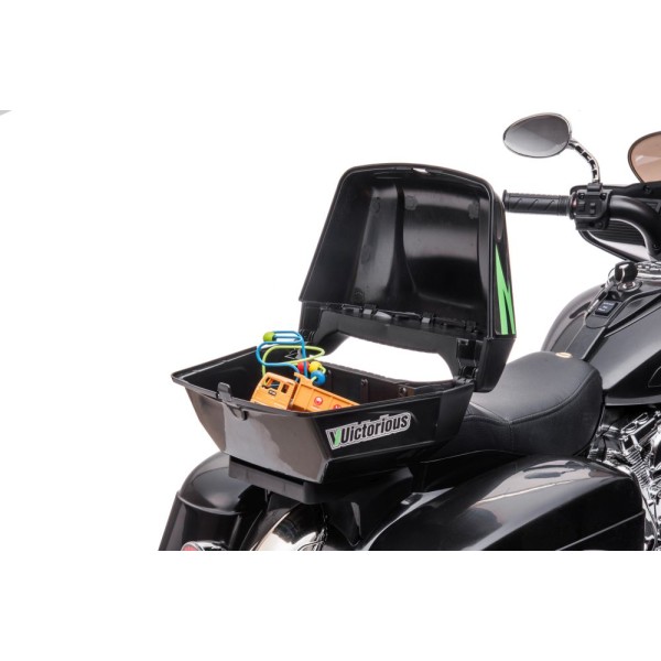 Мотоцикл триколісний на акумуляторі Lean Cars Goldwing чорний