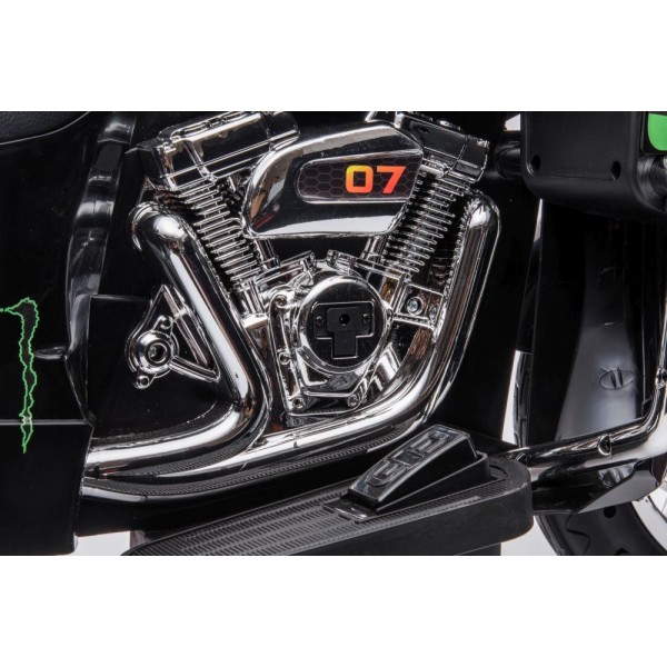 Мотоцикл триколісний на акумуляторі Lean Cars Goldwing чорний