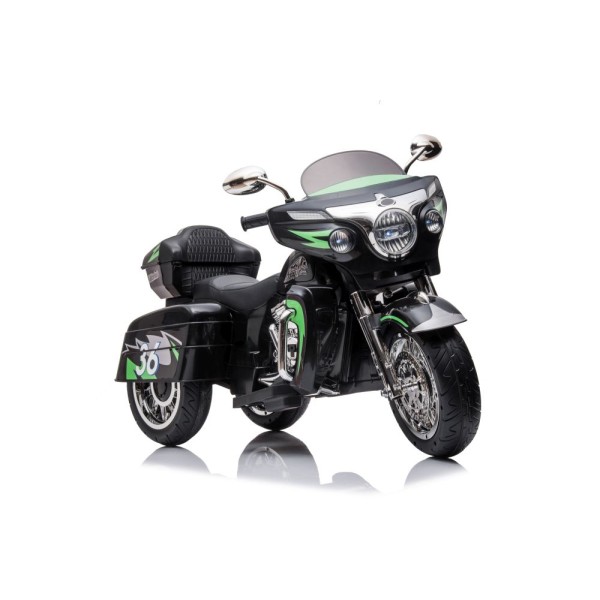 Мотоцикл триколісний на акумуляторі Lean Cars Goldwing чорний