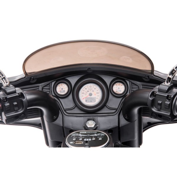 Мотоцикл триколісний на акумуляторі Lean Cars Goldwing чорний