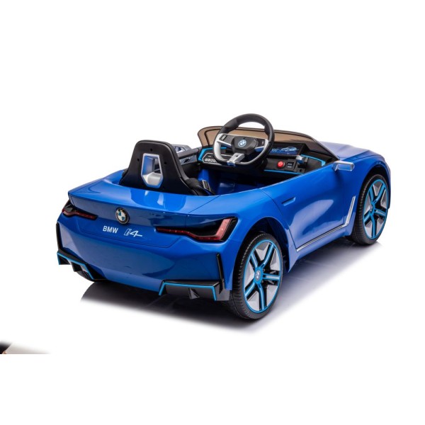 Машинка на акумуляторі Lean Cars BMW I4 блакитний 4x4