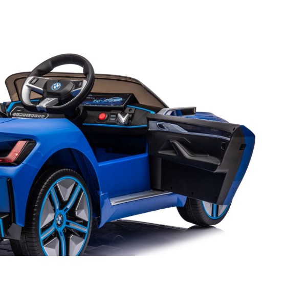 Машинка на акумуляторі Lean Cars BMW I4 блакитний 4x4