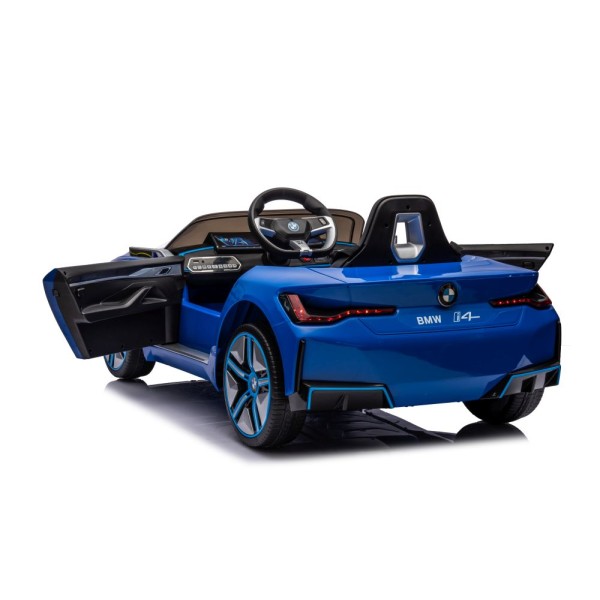Машинка на акумуляторі Lean Cars BMW I4 блакитний 4x4