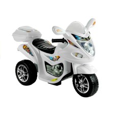 Мотоцикл триколісний на акумуляторі Lean Cars BJX-88 білий  (2357)