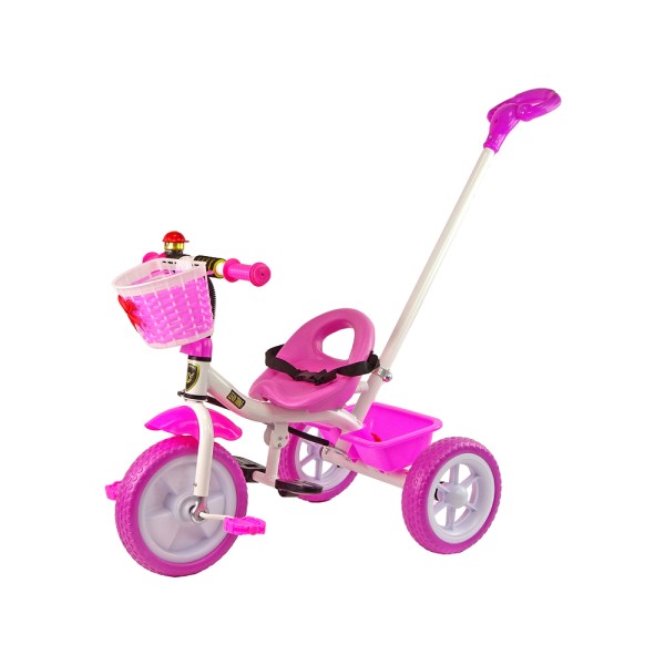 Триколісний велосипед з ручкою для батьків Lean Trike PRO100, рожевий
