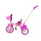 Триколісний велосипед з ручкою для батьків Lean Trike PRO100, рожевий