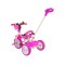 Триколісний велосипед з ручкою для батьків Lean Trike PRO100, рожевий