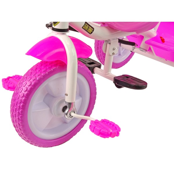 Триколісний велосипед з ручкою для батьків Lean Trike PRO100, рожевий
