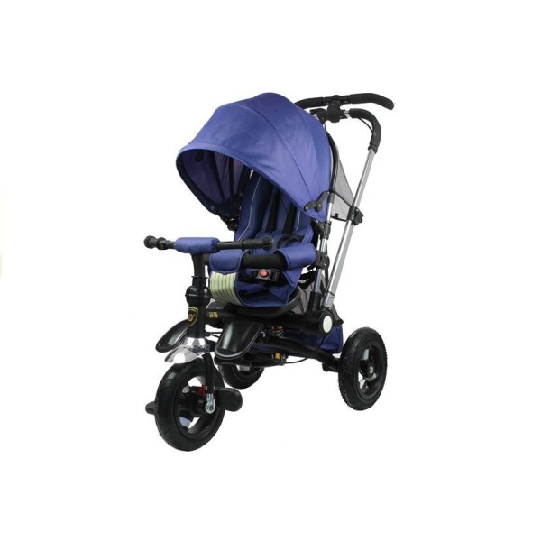 Триколісний велосипед Lean Toys PRO700, темно-синій
