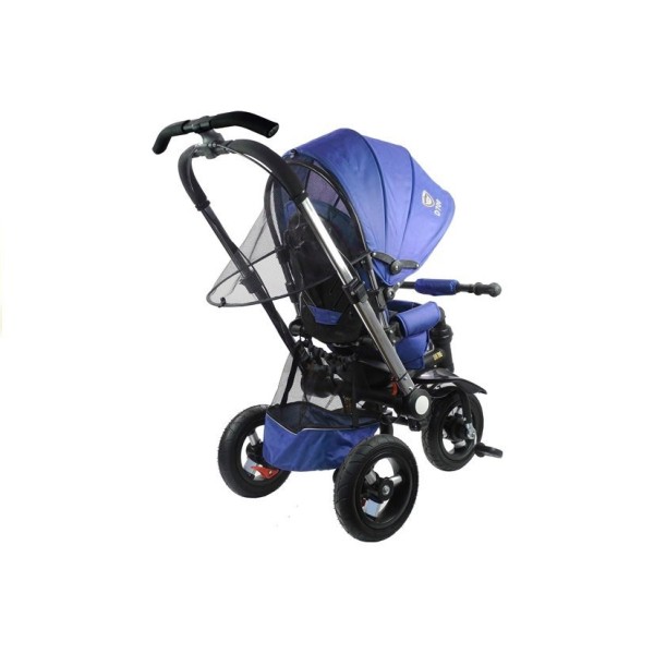 Триколісний велосипед Lean Toys PRO700, темно-синій