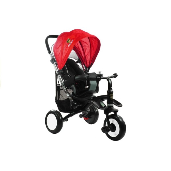 Триколісний велосипед Lean Toys PRO400 червоний