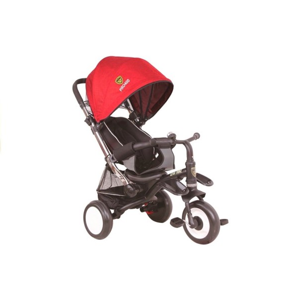 Триколісний велосипед Lean Toys PRO400 червоний