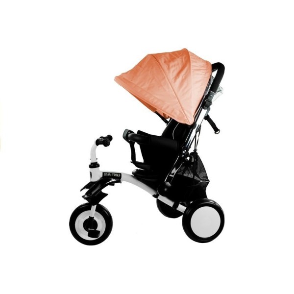 Триколісний велосипед Lean Toys PRO400 оранжевий