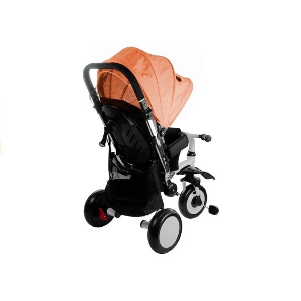 Триколісний велосипед Lean Toys PRO400 оранжевий