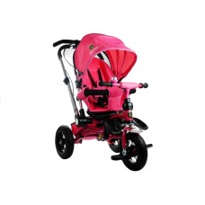 Триколісний велосипед Lean Toys PRO700 рожевий (3793)