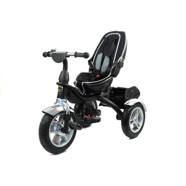 Триколісний велосипед Lean Toys PRO500 срібний