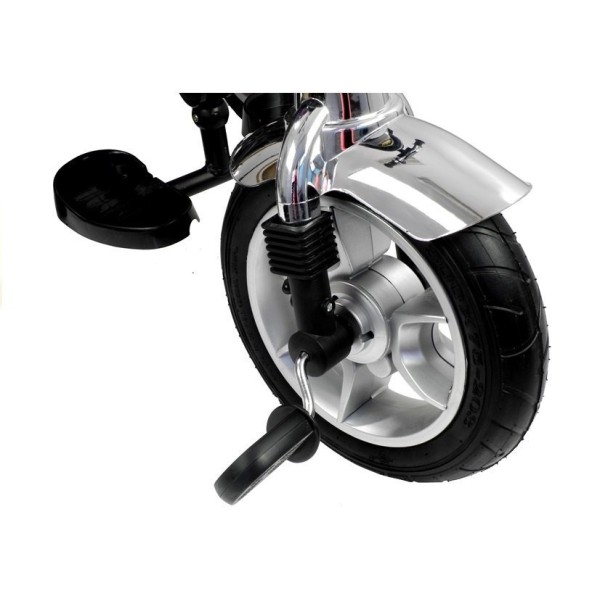 Триколісний велосипед Lean Toys PRO500 срібний