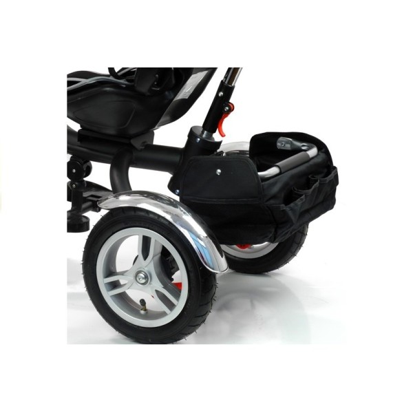 Триколісний велосипед Lean Toys PRO500 срібний