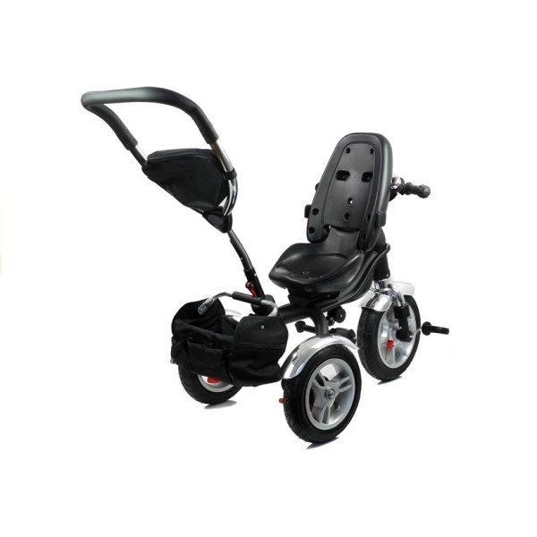 Триколісний велосипед Lean Toys PRO500 срібний