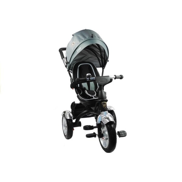 Триколісний велосипед Lean Toys PRO500 срібний
