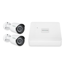 Комплект відеоспостереження вуличний на 2 циліндричні камери GV-K-W62/02 2MP (Lite)
