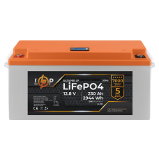 Акумулятор LP LiFePO4 12V (12,8) - 230 Ah (2944Wh) (BMS 80A/40A) пластик