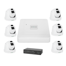 Комплект відеоспостереження на 6 камер GV-IP-K-W71/06 3MP
