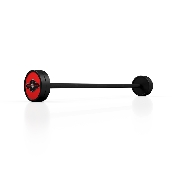 Штанга з прямим грифом Marbo Sport 20 кг червоний глянець