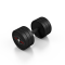 Гантель металева обгумована Marbo Sport, 20кг, чорний