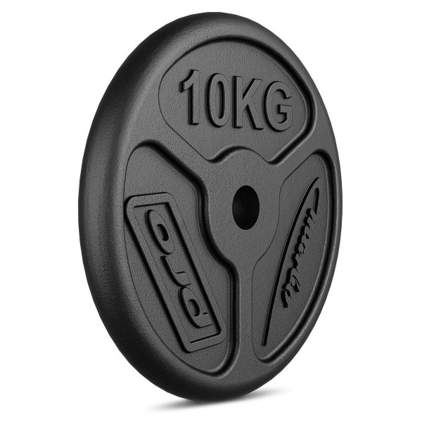 Блін для штанги чавунний Marbo Sport серія Slim 10кг