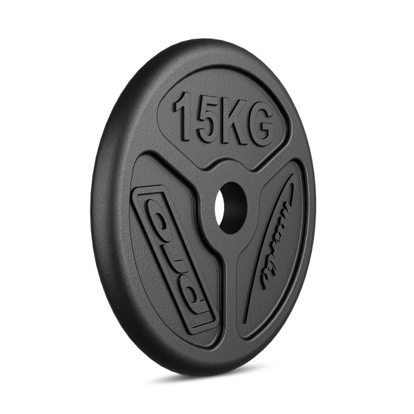 Блін для олімпійської штанги чавунний Marbo Sport 15кг