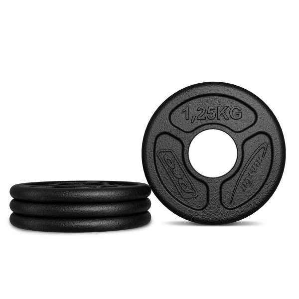 Блін для олімпійської штанги чавунний Marbo Sport 1,25кг