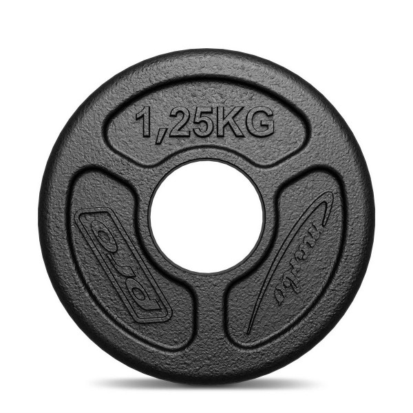 Блін для олімпійської штанги чавунний Marbo Sport 1,25кг