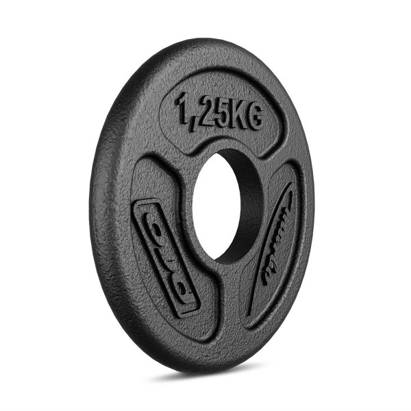 Блін для олімпійської штанги чавунний Marbo Sport 1,25кг