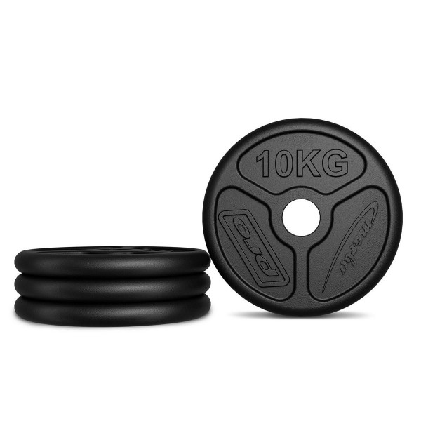 Блін для олімпійської штанги чавунний Marbo Sport 10кг