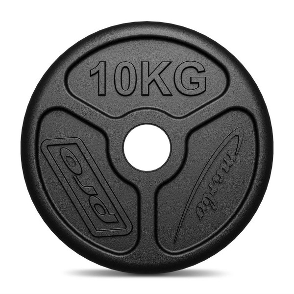 Блін для олімпійської штанги чавунний Marbo Sport 10кг